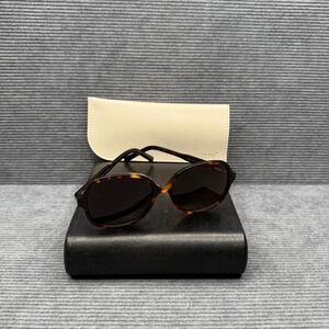 TIJN Sunglasses T1431-T02 Tortoise Shell Oversized Round Women's Brown Lens 53mm